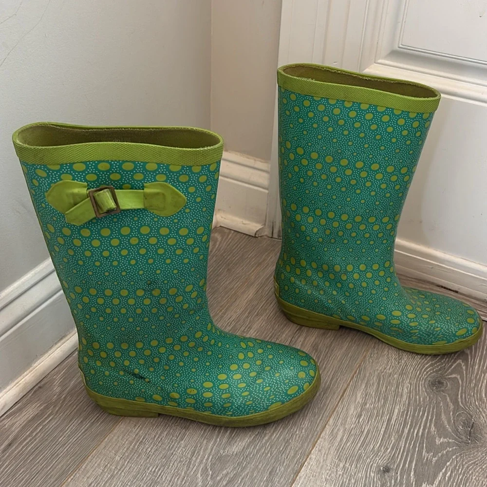 L.L. Bean Kids Rainboot Wellies Sz 6